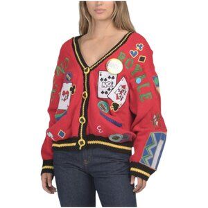 NO! JEANS Casino Royale Sweater With Buttons